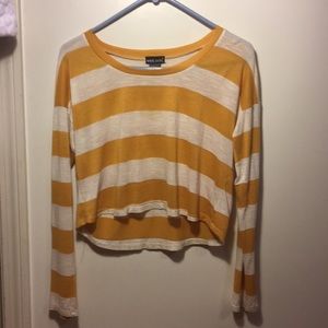 Long sleeve crop top